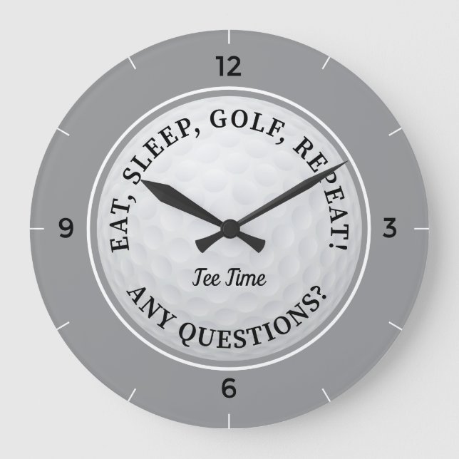 Grande Horloge Ronde Club de sport de Custom Golf (Recto)