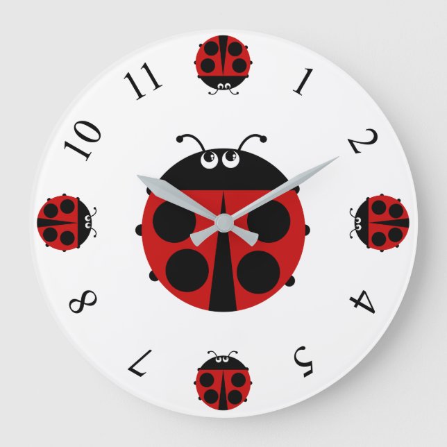 Grande Horloge Ronde Coccinelle (Recto)