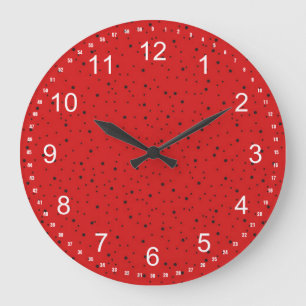 Grande Horloge Ronde Coccinelle