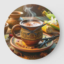 GRANDE HORLOGE RONDE COCOA - LOVE FROM LATIN AMERICA