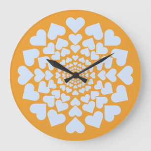Grande Horloge Ronde Coeur de Sun