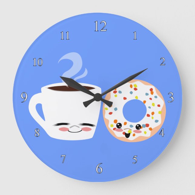 Grande Horloge Ronde Coffee and Doughnut (Recto)