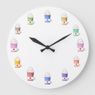 Grande Horloge Ronde Coffee Cups