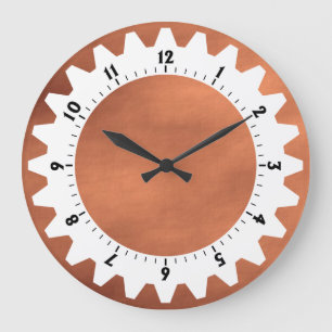 Grande Horloge Ronde Cogged 01 - Tempête de poussière martienne