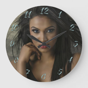Grande Horloge Ronde Coiffeuse