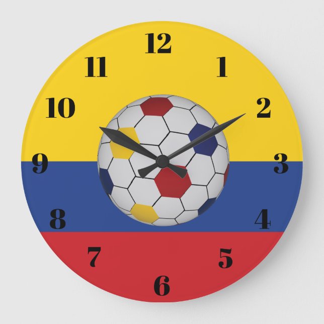 Grande Horloge Ronde Colombia Soccer (Recto)