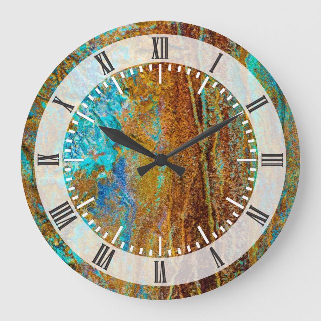Grande Horloge Ronde Colourful Corrosion (Recto)