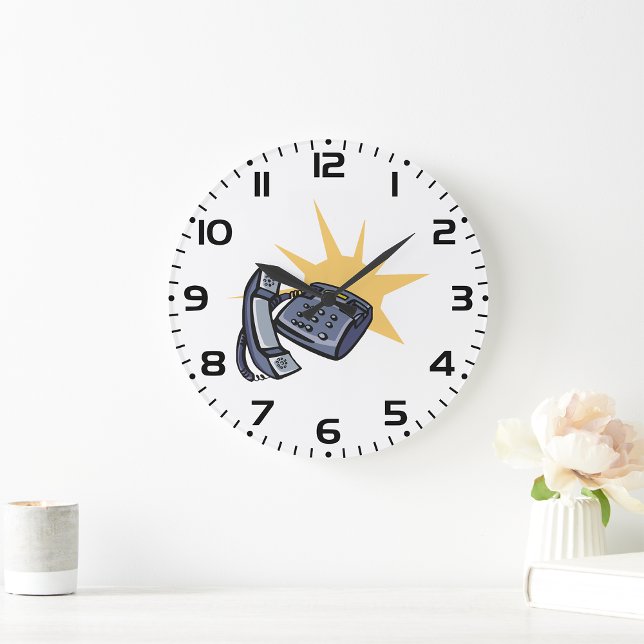 Grande Horloge Ronde Communications téléphoniques (Créateur téléchargé)