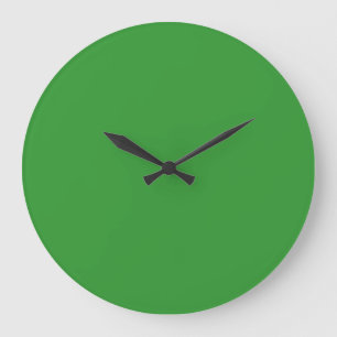 Grande Horloge Ronde Concepteur Customisé couleur verte