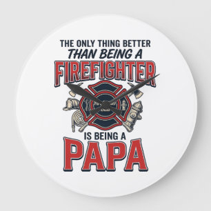 Grande Horloge Ronde Conception de t-shirt avec gravure vintage Papa po