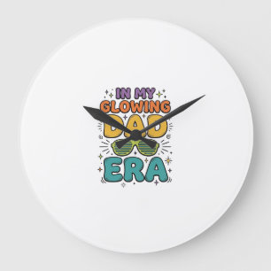 Grande Horloge Ronde Conception de T-shirt de Papa Lunettes de soleil R