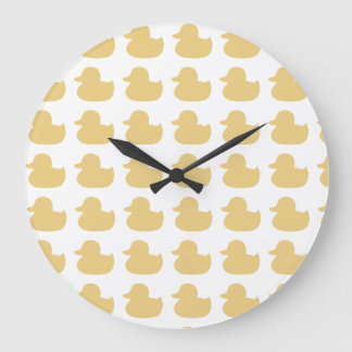 Grande Horloge Ronde Conception en caoutchouc Ducky