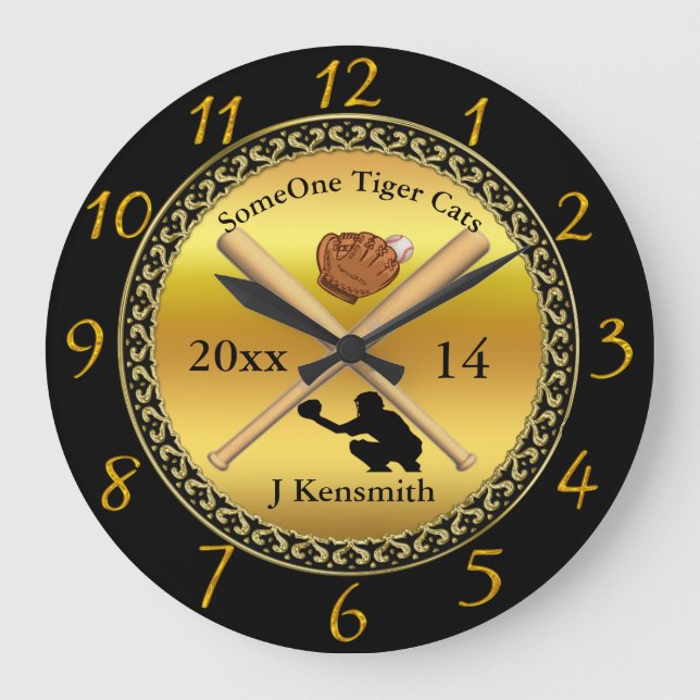 Grande Horloge Ronde Conception personnalisée de la Ligue des champions (Recto)