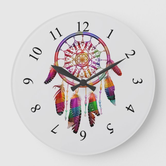 Grande Horloge Ronde Conception rêveuse de receveur (Recto)