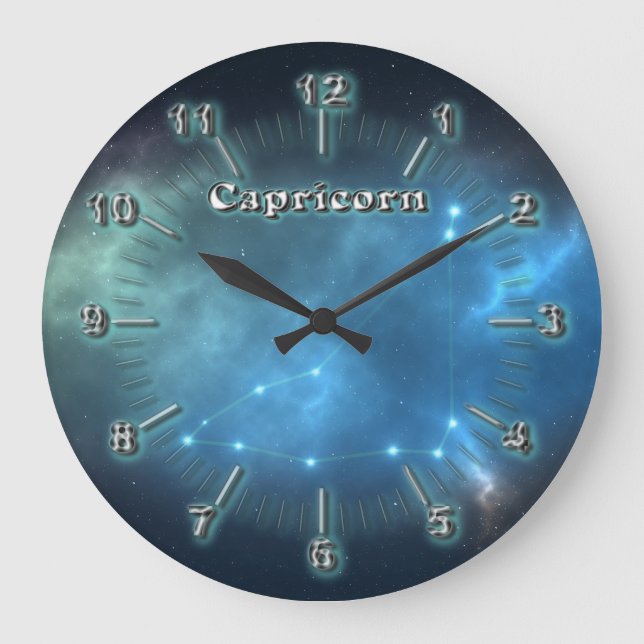 Grande Horloge Ronde Conconstellation de Capricorne (Recto)