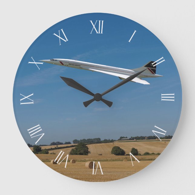 Grande Horloge Ronde Concorde à Harvest Time (Recto)