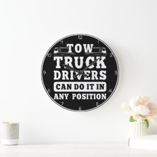 Grande Horloge Ronde Conducteurs De Camions : N'Importe Quelle Position