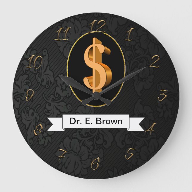 Grande Horloge Ronde Conseiller financier (Recto)