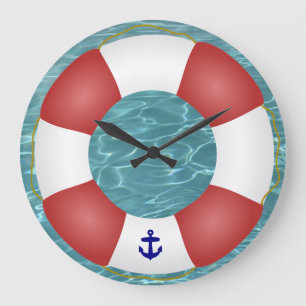 Grande Horloge Ronde Conservateur de vie nautique