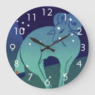 Grande Horloge Ronde Constellation du Bélier, Astrologie du Zodiaque Vi