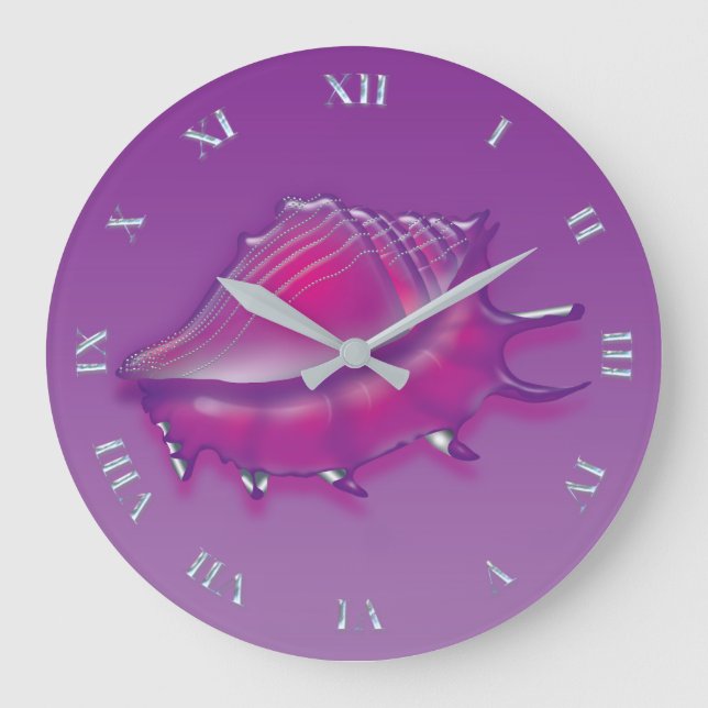 Grande Horloge Ronde Coquillage (Recto)