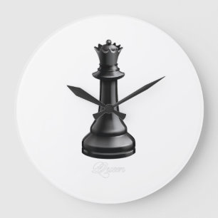 Grande Horloge Ronde Costume Chess Lover