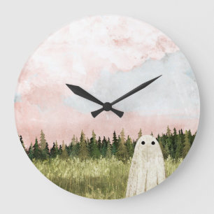 Grande Horloge Ronde Cotton Candy Skies