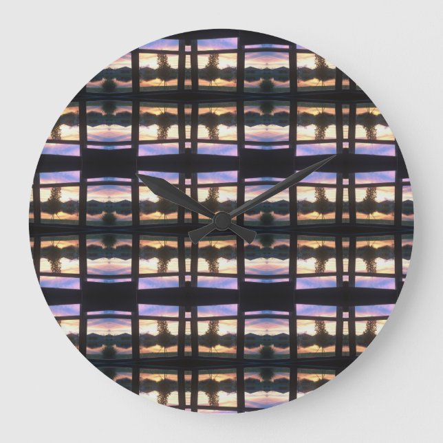 Grande Horloge Ronde Couche d'aquarelle (Recto)