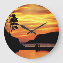 Coucher de soleil romantique