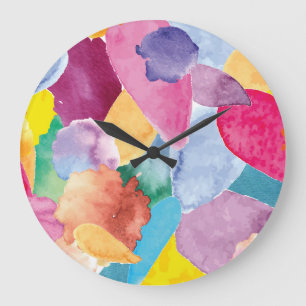 Grande Horloge Ronde Couleur 2