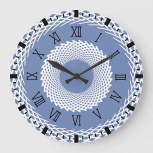 GRANDE HORLOGE RONDE COULEUR ARRIÈRE - PLAN CHANGEABLE