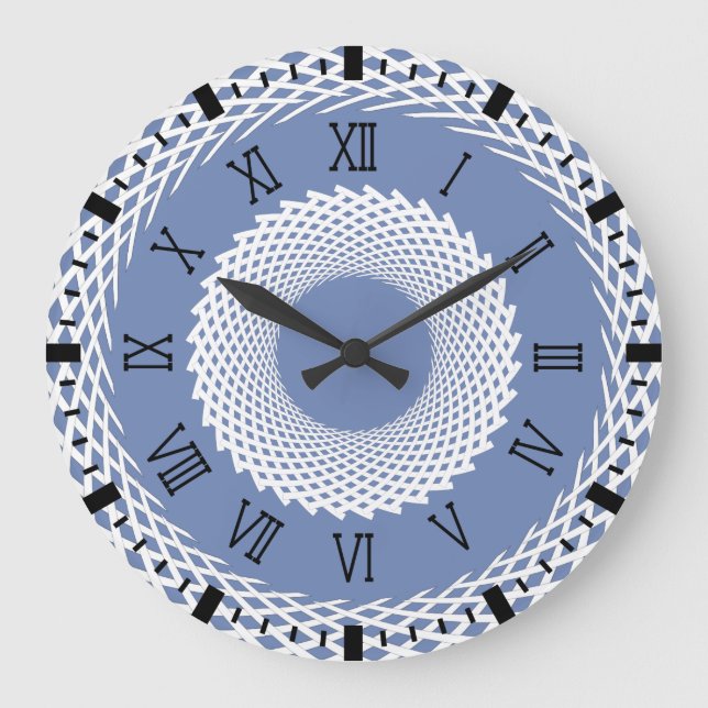 GRANDE HORLOGE RONDE COULEUR ARRIÈRE - PLAN CHANGEABLE (Recto)