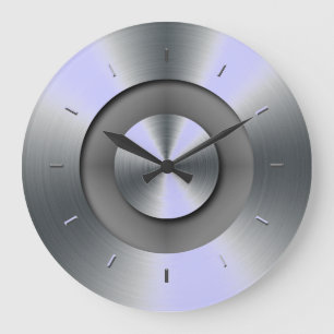Grande Horloge Ronde Couleur de correspondance des tons de chevauchemen