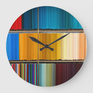 Grande Horloge Ronde Couleur heure