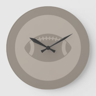 Grande Horloge Ronde COULEUR PERSONNALISÉE D'Art Football