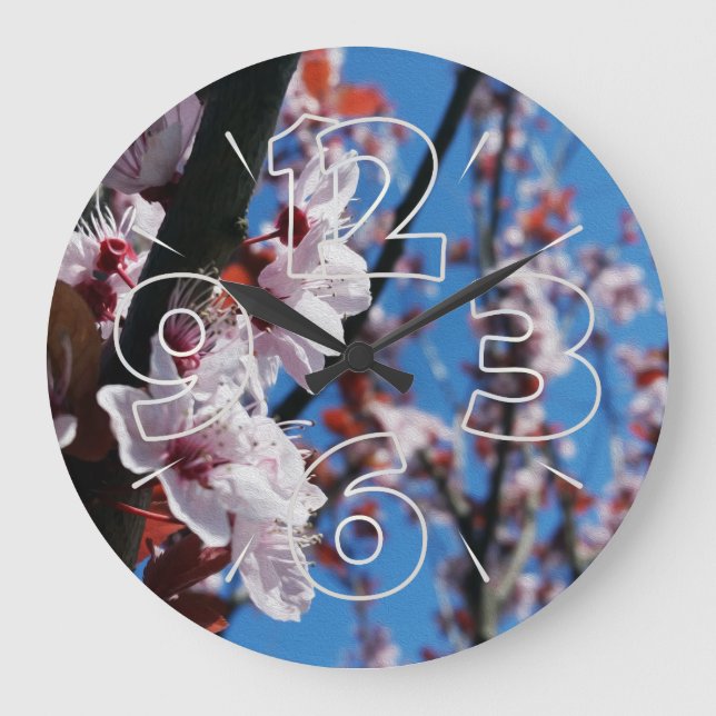 Grande Horloge Ronde Couleurs du printemps (Recto)