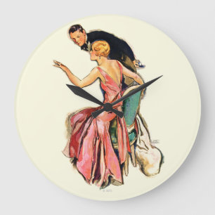 Grande Horloge Ronde Couples engagés