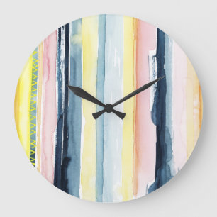 Grande Horloge Ronde Courant I de coucher du soleil