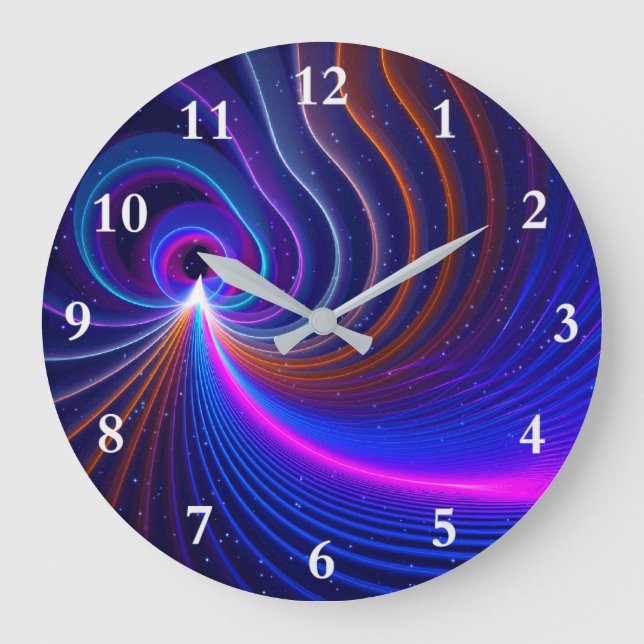 Grande Horloge Ronde Courbure De L'Espace (Recto)