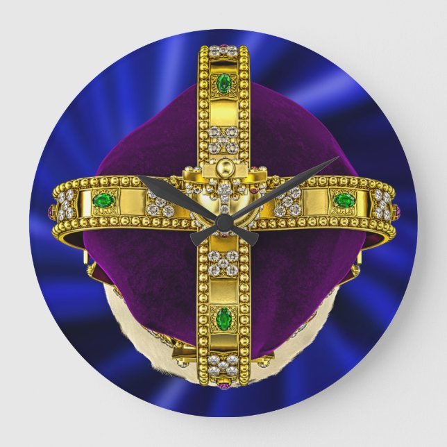 Grande Horloge Ronde Couronne St Edwards avec fourrure (Recto)