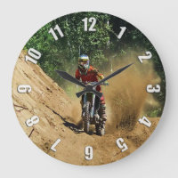 Course du champion de Motocross Dirt-Bike