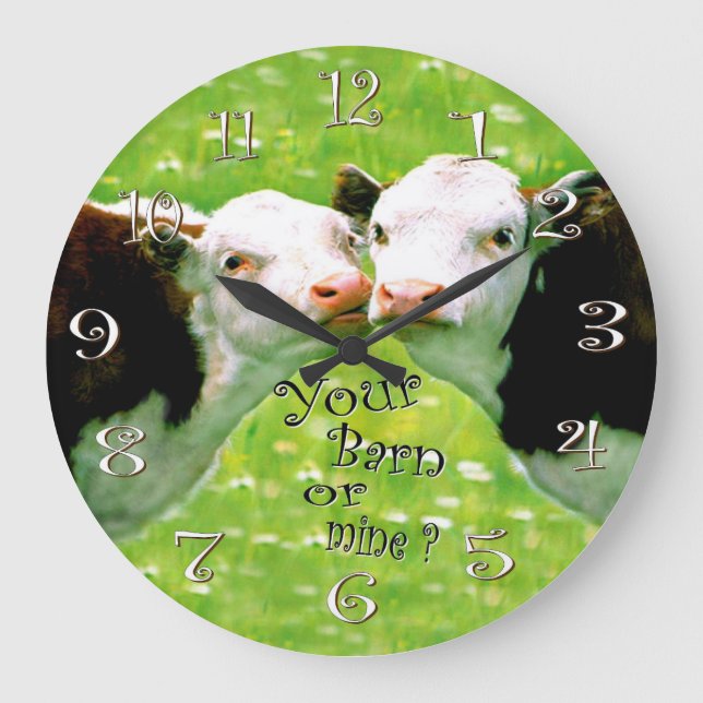 Grande Horloge Ronde Cow clock (Recto)