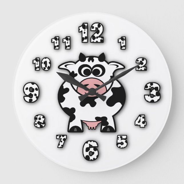 Grande Horloge Ronde Cow Clock (Recto)
