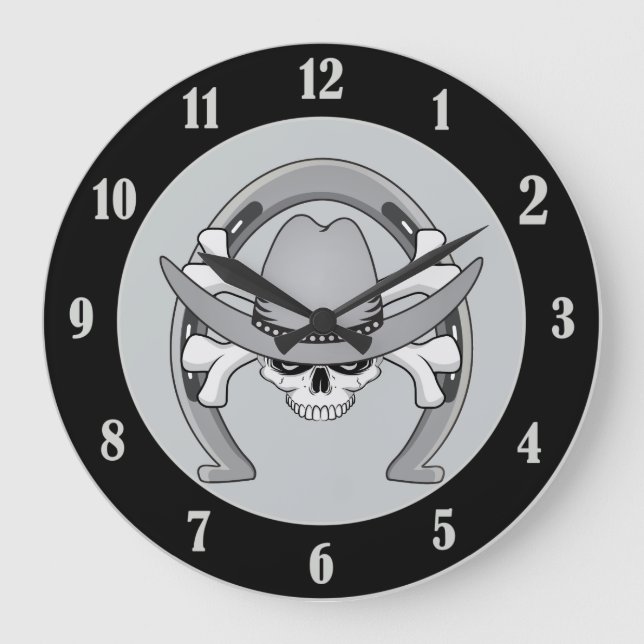 Grande Horloge Ronde Cowboy Horseshoe (Recto)