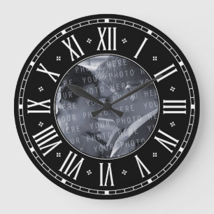 GRANDE HORLOGE RONDE CREEZ VOS PROPRES CARTES