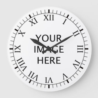 Grande Horloge Ronde Créez votre propre personnalisation