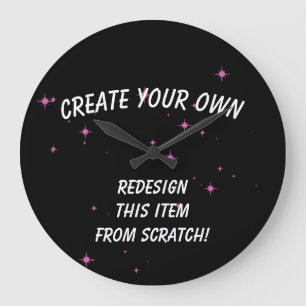 Grande Horloge Ronde Créez votre propre personnalisation