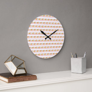 Grande Horloge Ronde crème glglace