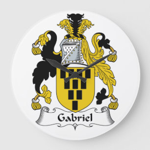Grande Horloge Ronde Crête de famille de Gabriel