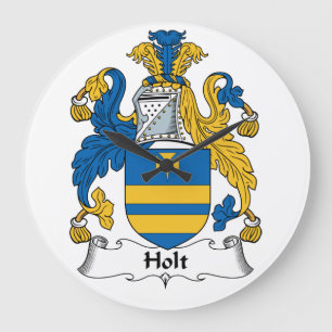 Grande Horloge Ronde Crête de famille de Holt